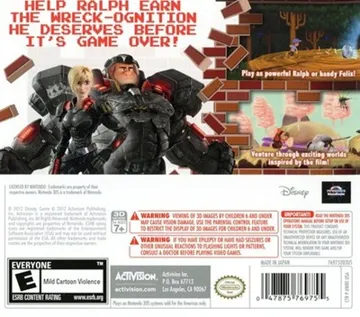 Wreck-It Ralph (Usa) box cover back